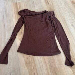 Elegant Brown Women's Top
